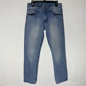 Vintage Y2K Diesel Jeans Light Wash Straight Leg Mid Rise Jeans 32